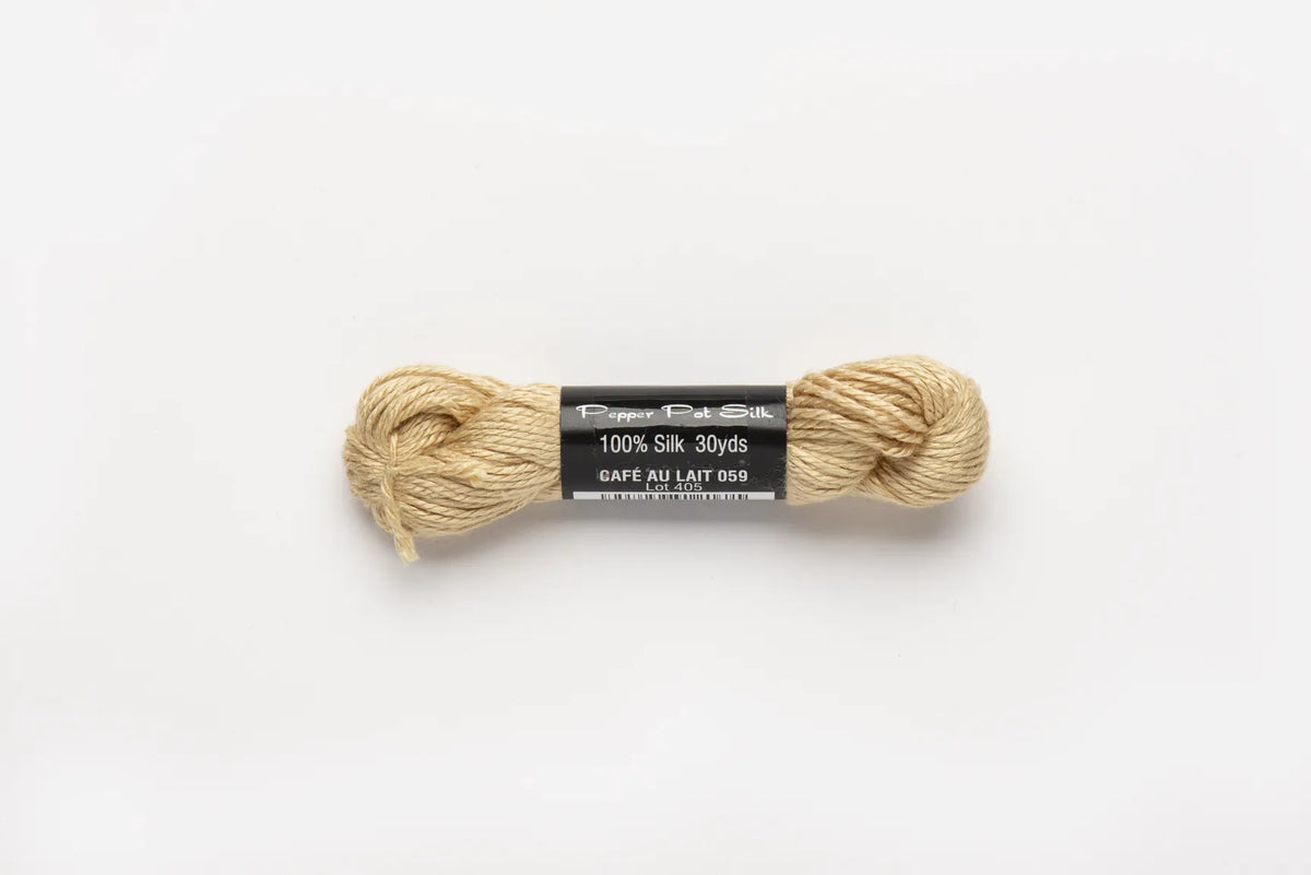 Pepper Pot Silk 59 Cafe Au Lait - needlepoint silk thread