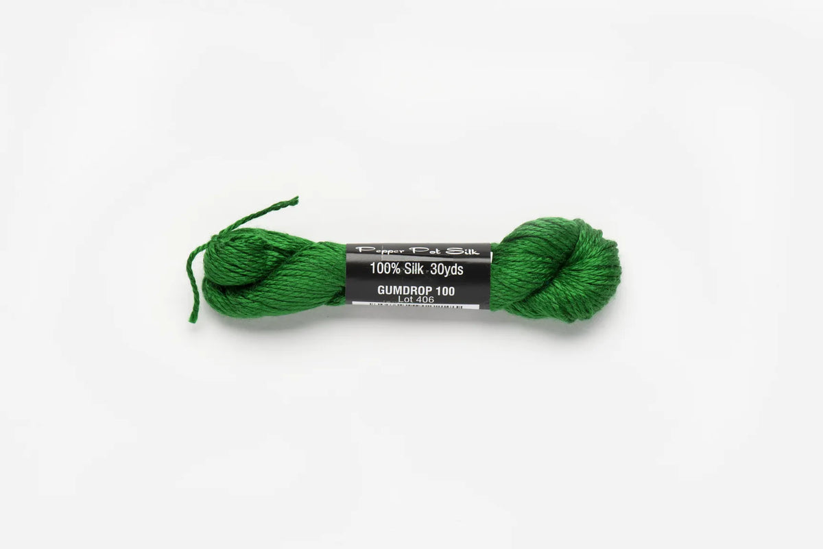 Pepper Pot Silk 100 Gum Drop - needlepoint silk thread