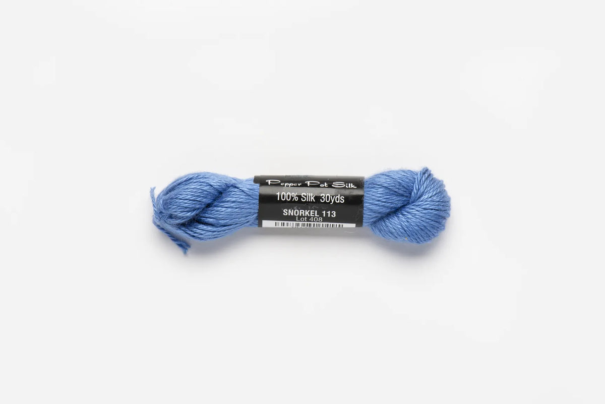 Pepper Pot Silk 113 Snorkel - needlepoint silk thread