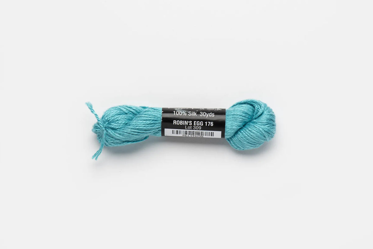 Pepper Pot Silk 176 Robins Egg - needlepoint silk thread
