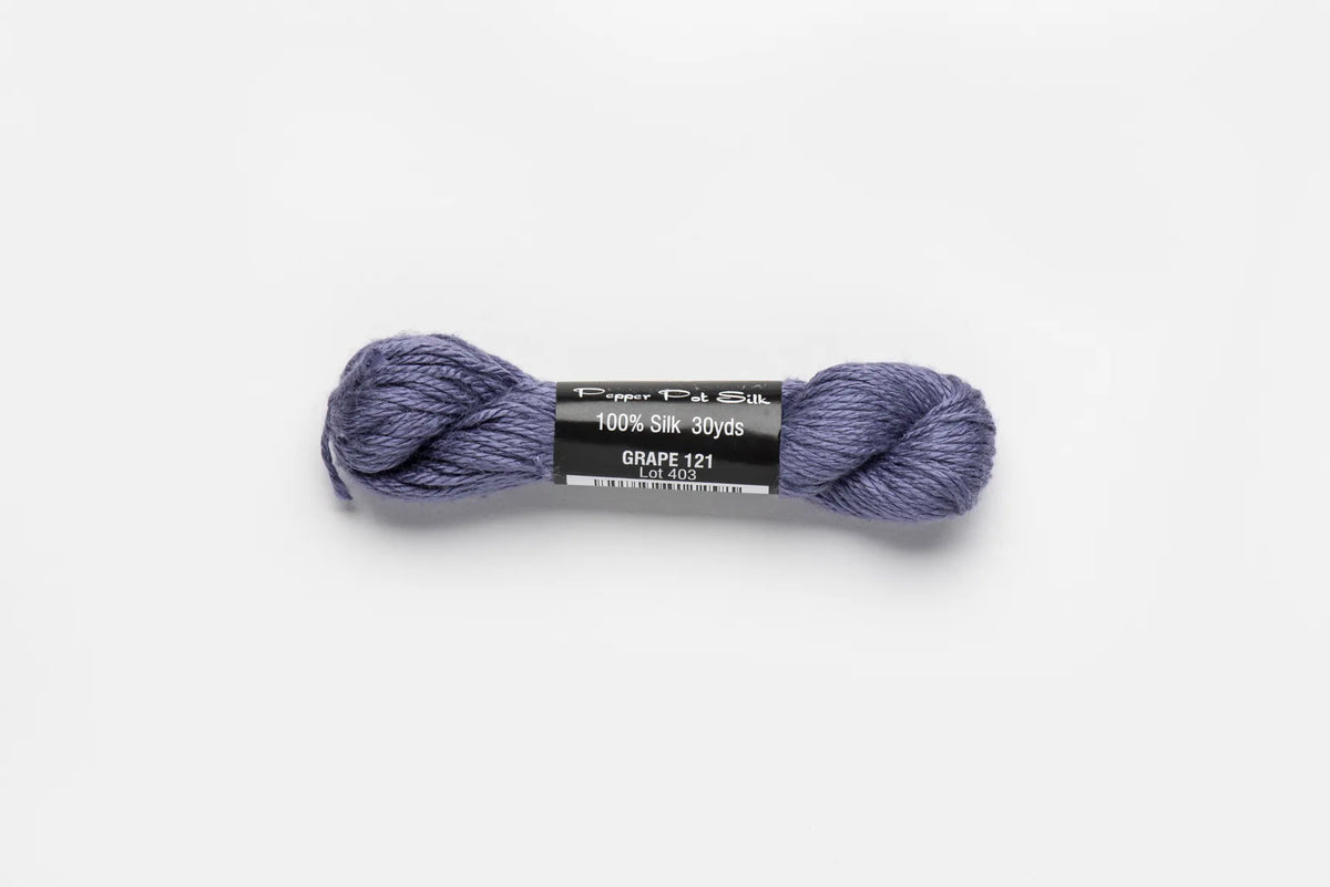 Pepper Pot Silk 121 Grape - needlepoint silk thread