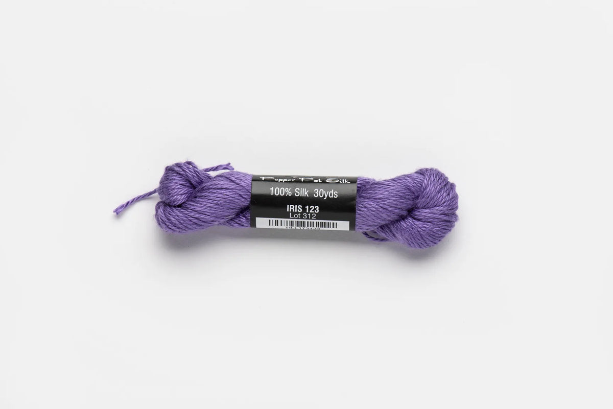 Pepper Pot Silk 123 Iris - needlepoint silk thread