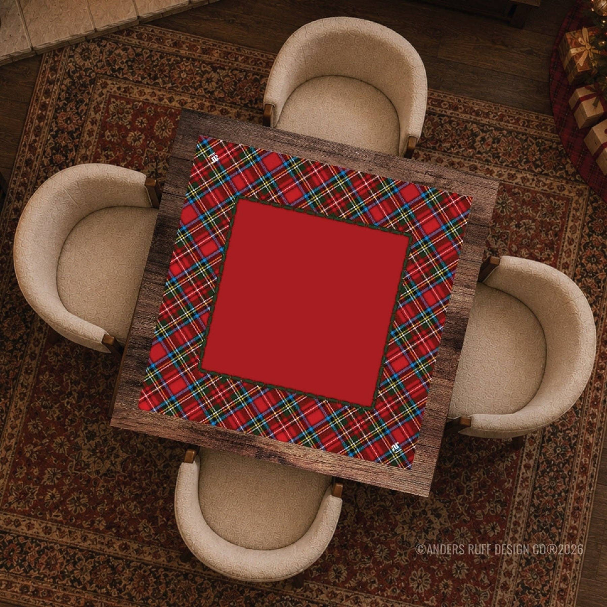 Tartan Tidings Mahjong Mat | Mahjong Mat
