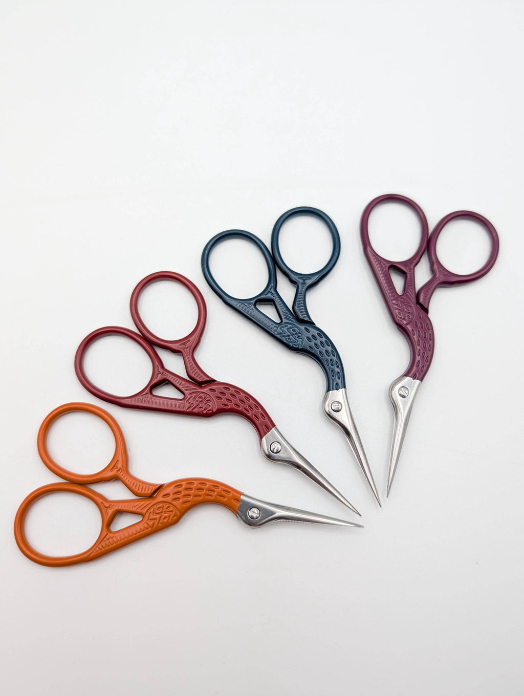 Stork Embroidery Scissors: Blush pink
