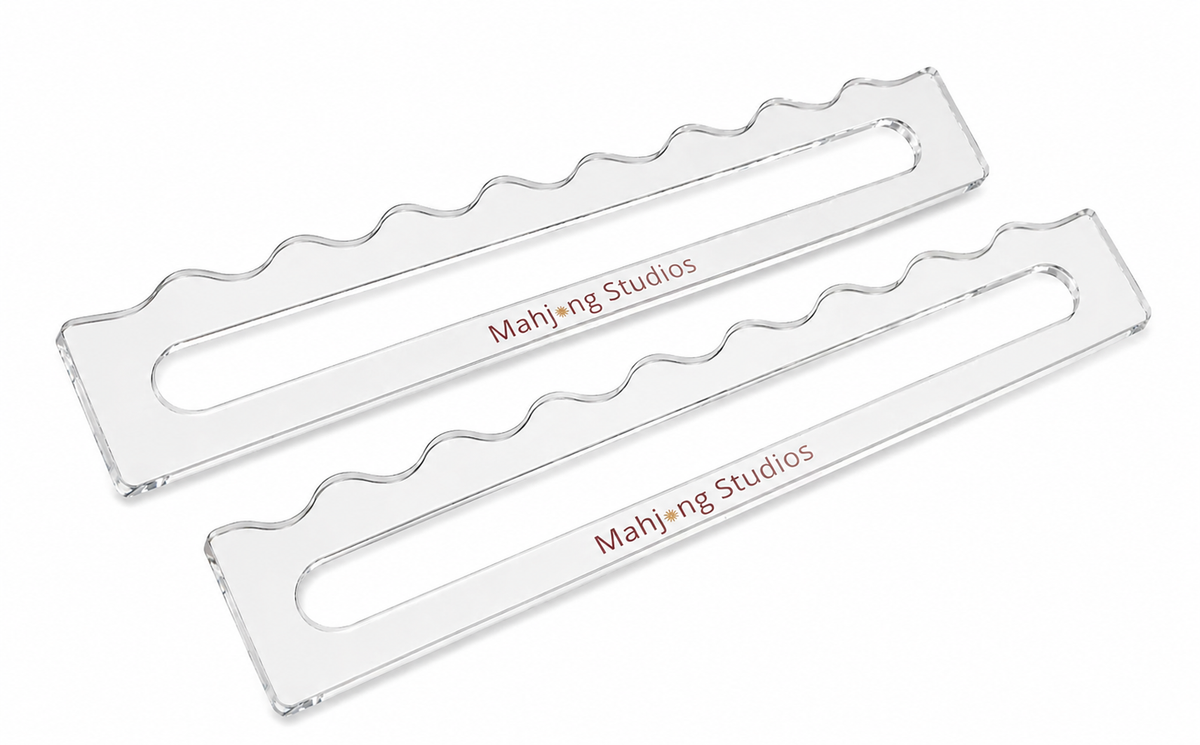 Mahjong Studios Clear Scalloped Line Finder