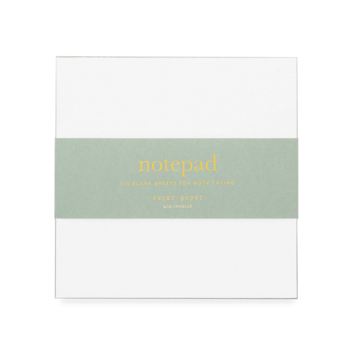 Painted Edge Notepad, Green