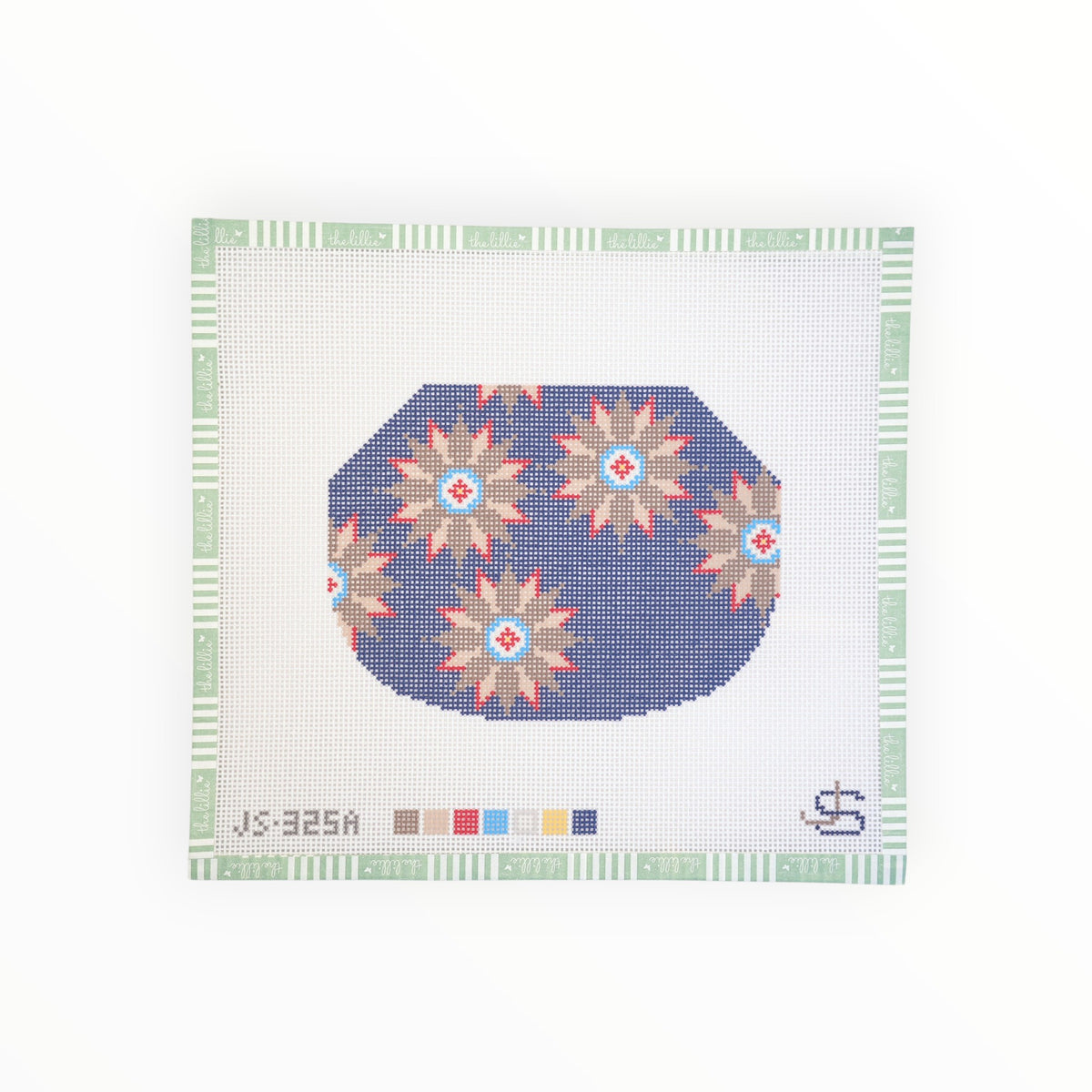 Star Kiss Lock Bag –  | Needlepoint Canvas