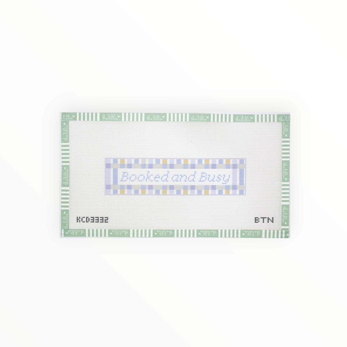 Booked and Busy Bookmark Insert | Needlepoint Canvas