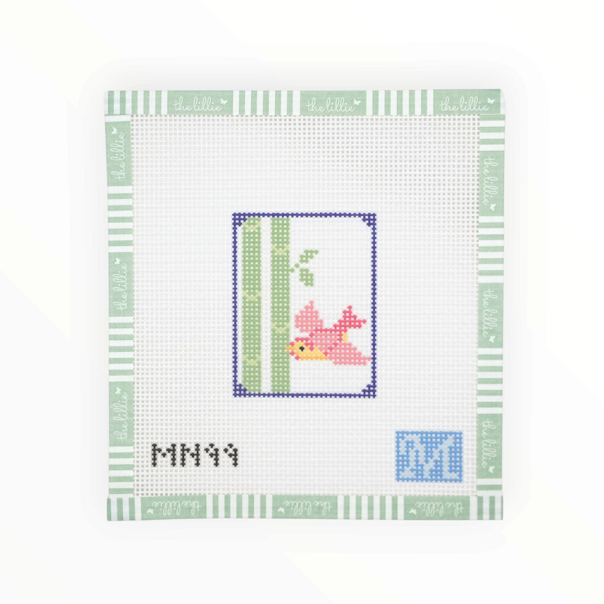 Bird Bam Mahjong Tile | Needlepoint Canvas
