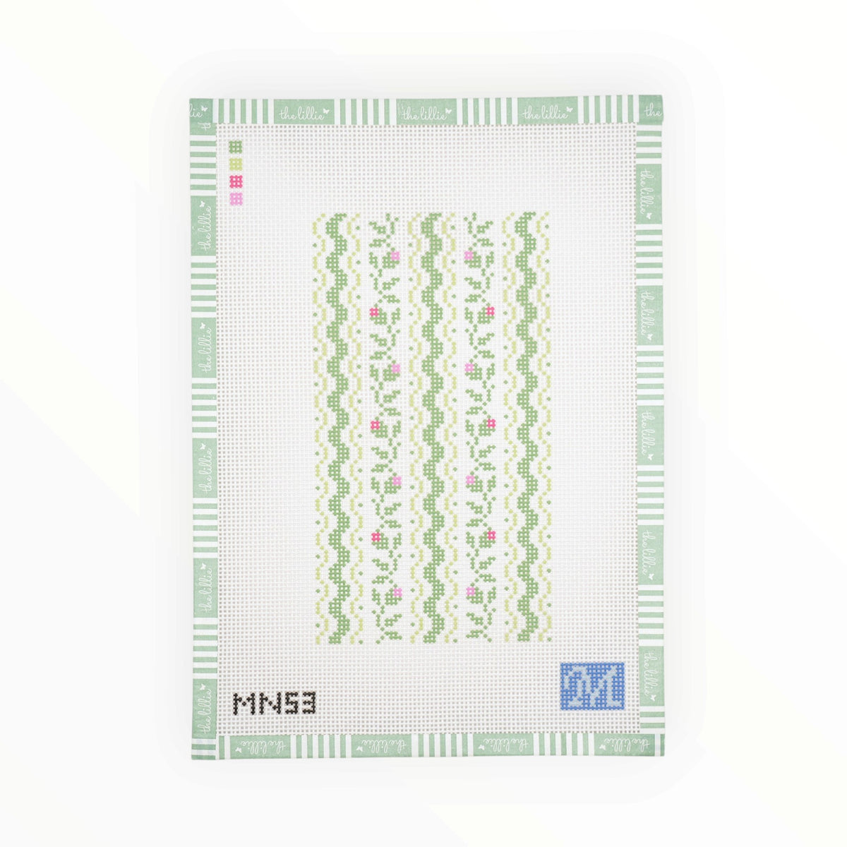 Scalloped Buds | Needlepoint Canvas