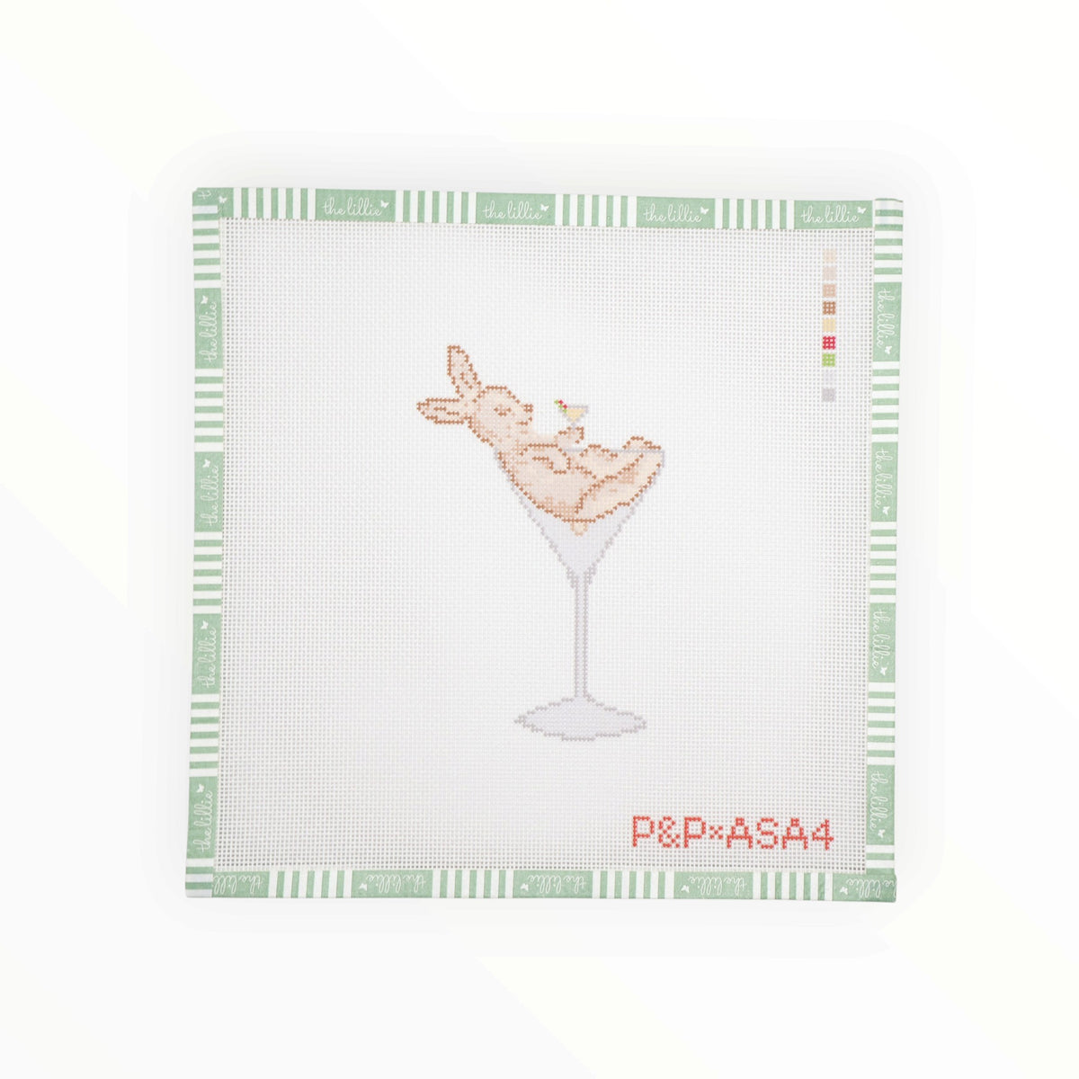 'Tini Bunny needlepoint canvas by Penny & Penny
