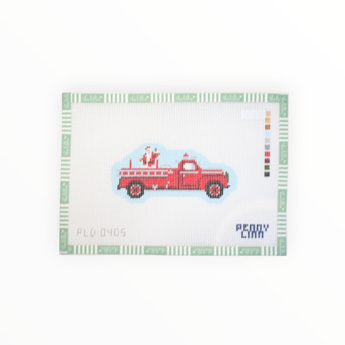 Nantucket Stroll - Santa on Truck | Needlepoint Canvas