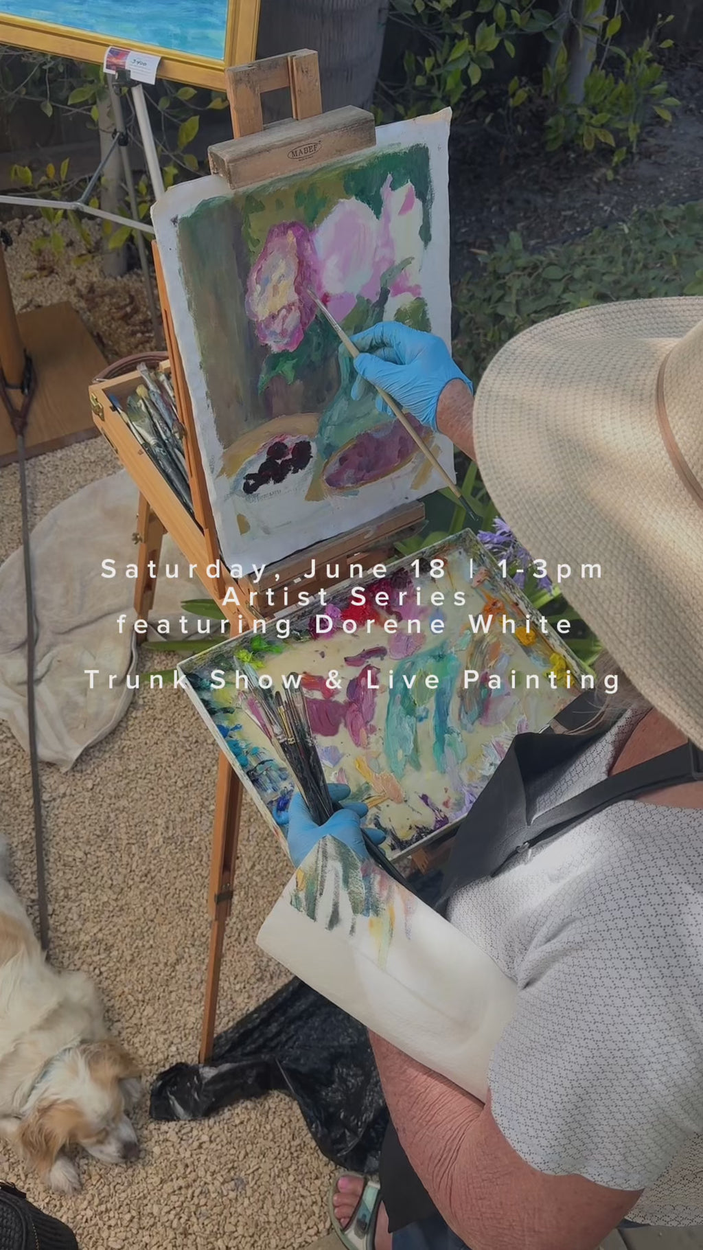 Artist Series | Dorene White: Trunk Show & Live Painting (July 18, 1-3)