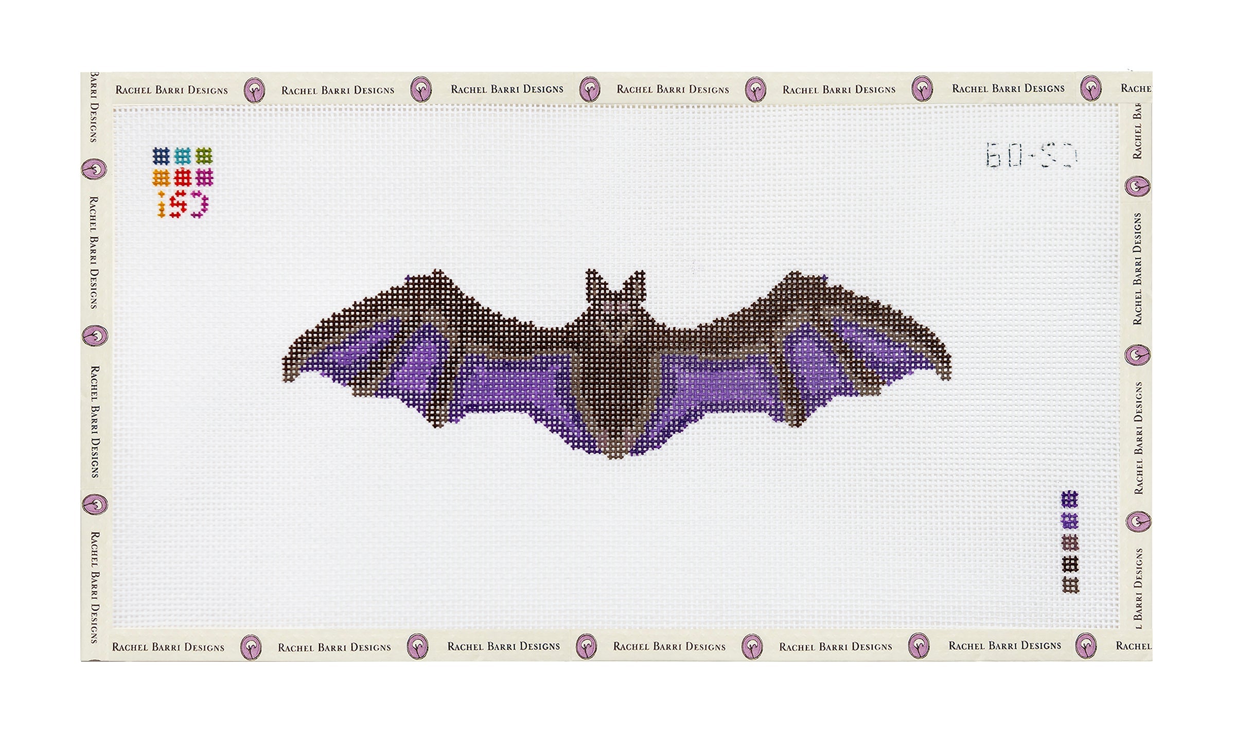 Upside Down Bat | Needlepoint Canvas