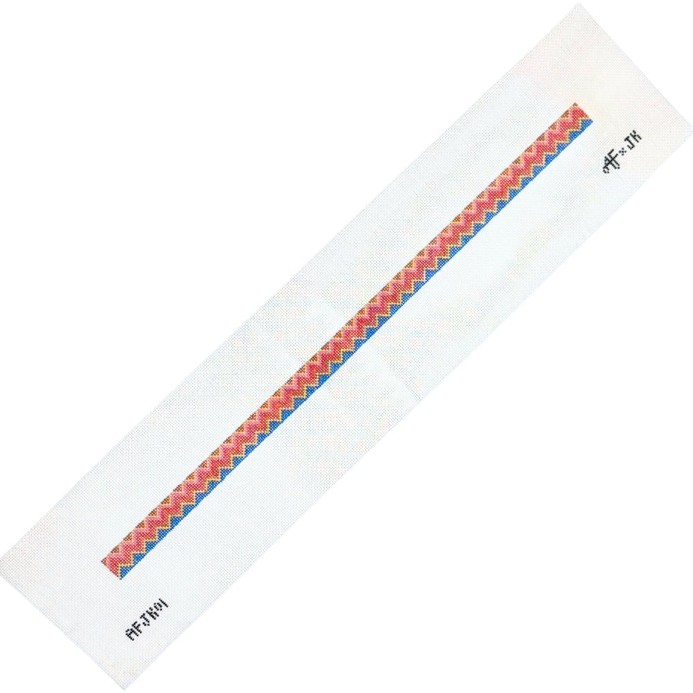Bargello Motif Hat Band 18 Mesh needlepoint canvas by Stitch Style