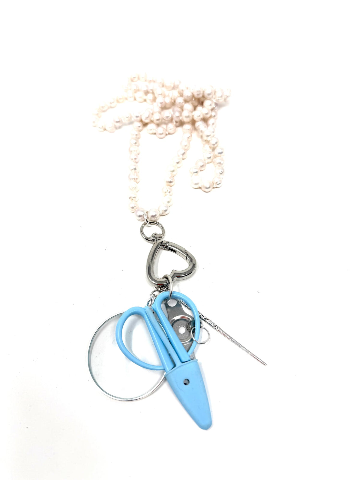Freshwater pearl chatelaine by Victoria Whitson