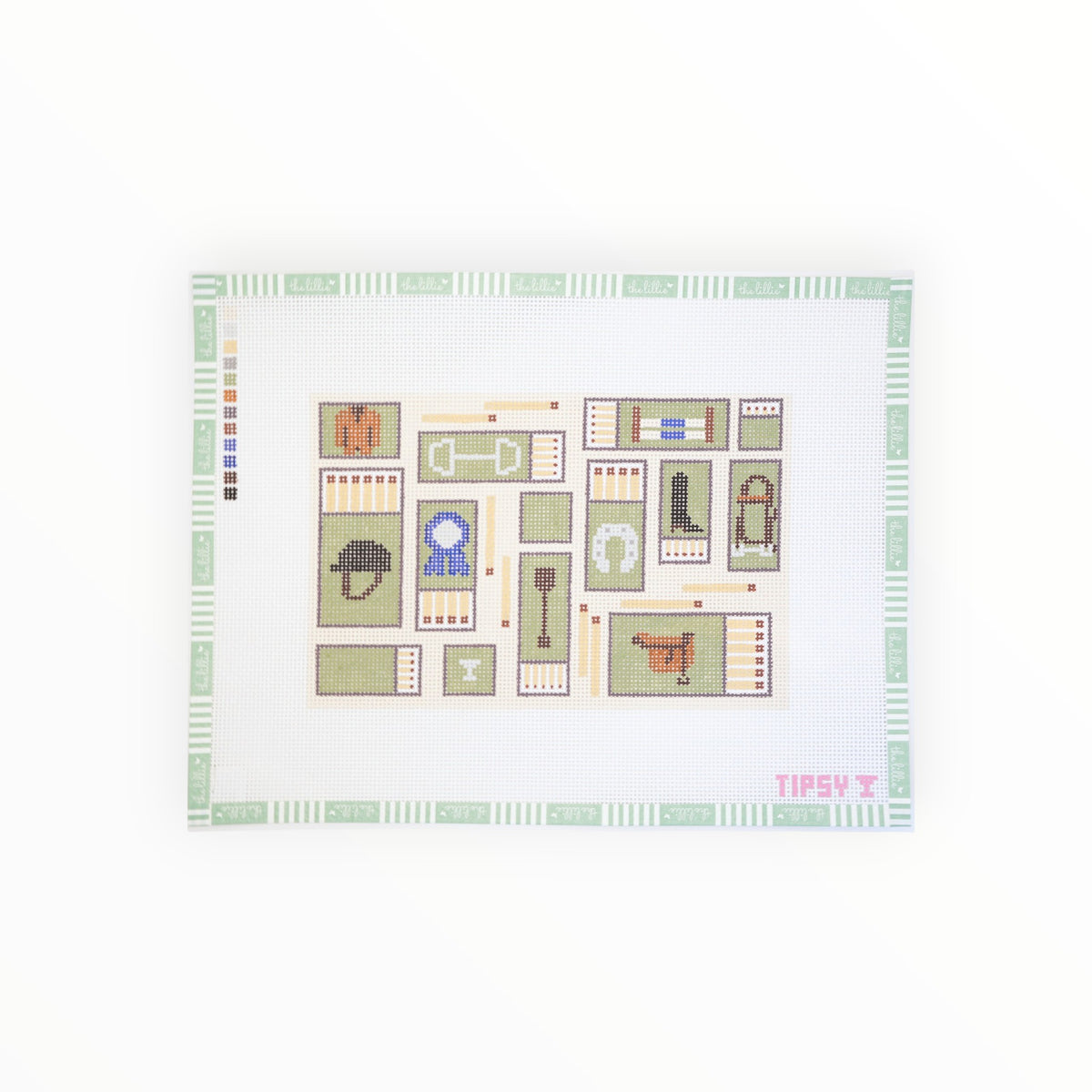 Equestrian Match Boxes | Needlepoint Canvas