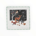 Winter Forest Friends – Night needlepoint canvas by Victoria Whitson, 18 mesh